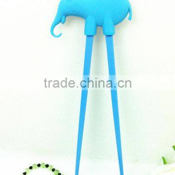 Practice Learning Elephant Silicone Chopsticks Cover Helper Trainer photo-2