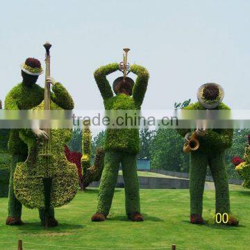 life size large top party artificial landscape uv resin plastic animal leaf alphabet letter musicians bands statue E08 23N4