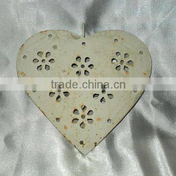 X mas Decoration Ornaments,Heart Shape Hanging Decorations,Christmas Decoration Hanging Heart,Decorative Metal Heart