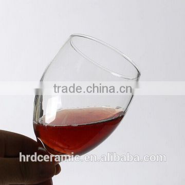 295MLCrystal Wine Glasses /water glass/drinking glass tumbler With Customized Logo