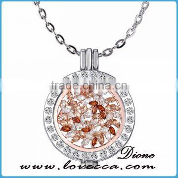 2017 Latest Fashion Gold Coins Changeable DIY Coin Necklace Pendant With 60cm Chain photo-3