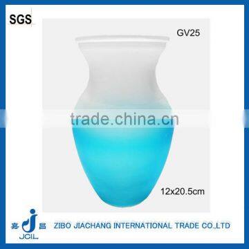 blue elegant wholesale glass vase