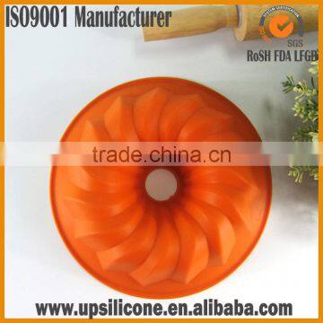 BPA Free Food Grade Silicone Fluted Mold Bunt Pan- Silicone Cake Mould Toast Microwave Oven Bakeware Mold Bundt Cake Pan Bread photo-2