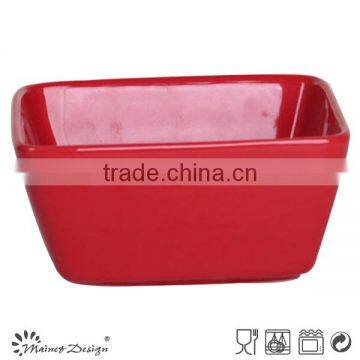 Solid Color Stonware Square Bowl photo-5