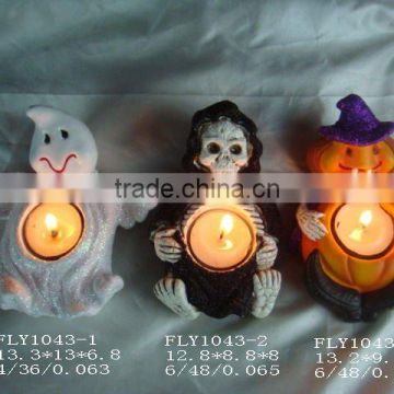 ceramic pumpkin ghost 11043