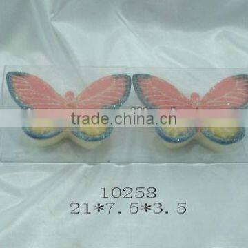 Color butterfly candle paraffin wax