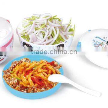Plastic Large Round Double Lunch Boxes/Insulation Boxes photo-2
