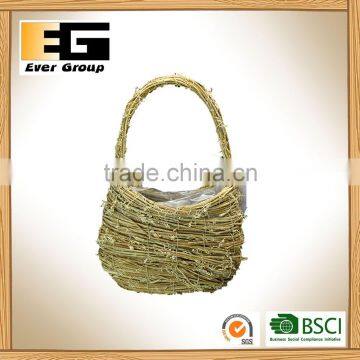 Nature Rattan Flower Pots Handmade Baskets for Sale photo-3