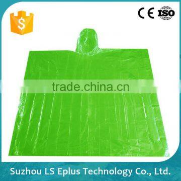 Suzhou Custom Printed Rain Ponchos, Customized Logo Rain Coat, LDPE Rancoat LS Eplus photo-2