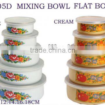 Enamel Storage Bowl Food Container