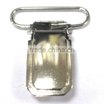 1" Metal Suspender Clip With Plastic Teeth Inside for Garment, 1 Inch High Quality Fashion Metal Clip photo-6