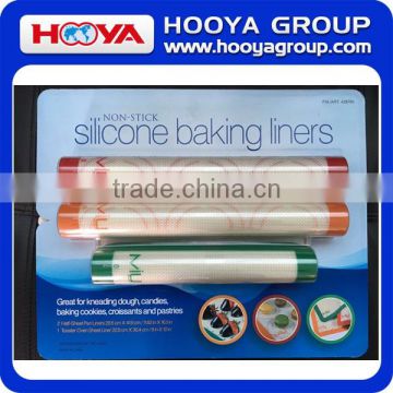 3pcs Non-stick Baking Liners, silicone + glass fiber