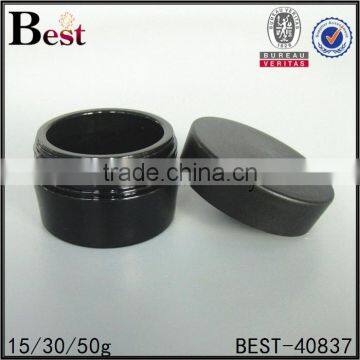 Plastic Cream Sample Jars Cosmetic Acrylic Packaging Cream Jar 15g 30g 50g White Black Color Double Wall Container photo-2