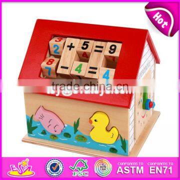 2017 New Design Funny Toy Children Wooden Multi Activity Cube W12D049 photo-2