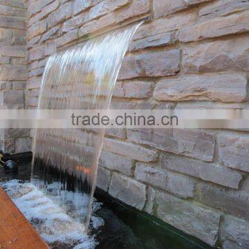 Garden water fountains outdoor stone wall waterfall fountains