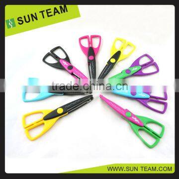 2016 hot selling children craft scissor shape stationery scissor