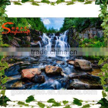 China Manufacturer Park Wholesale Waterfall Outdoor Design Artificial Waterfall Fountain photo-2