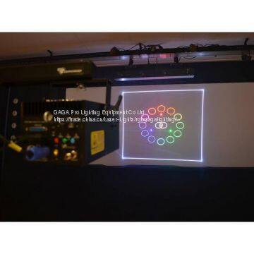 4000MW RGB Animation Laser Wall Projector / Professional Stage Laser Portable Projector