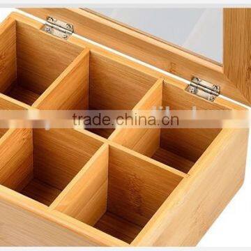 hot sell FSC bamboo tea box