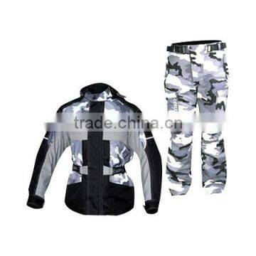 Also available in Cordura, two Piece Motorcycle Suit