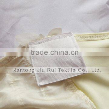 2016 New Design 3D Ruffled Wafer & Leaf Shape Taffeta Back Stretchy Lycra Chair Cover 100PCS For Sale photo-5