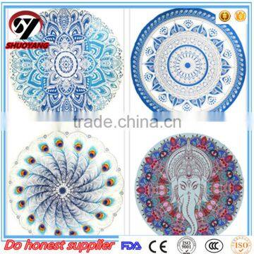 Factory Wholesale Price Women Round Beach Towel 2017 photo-6
