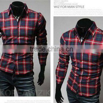 Mens Plaids/checks Classic Shirts 16 Colors Stock Hot Sale Man Shirts photo-3