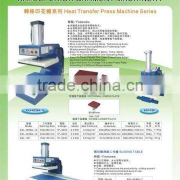 KAI-15P Small Size Garment Heat Transfer Press