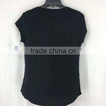 Women Cotton Lace T-shirt Stock Lot photo-4