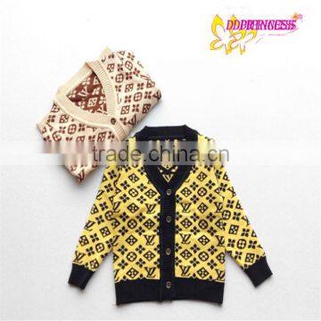 2015 children's clothing factory direct wholesale of boys sweater knit for kids