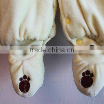 2016 Lovely New Style 100% Cotton Baby Winter Romper Long Sleeve Suit photo-4