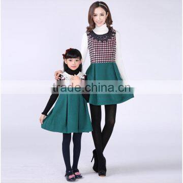 Autumn Winter Women Dresses Latest Fashion Dresses for Mother and Daughter photo-2