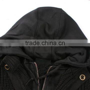 2016 Men Woolen Sweater Design Knitted Sweater Coat photo-3