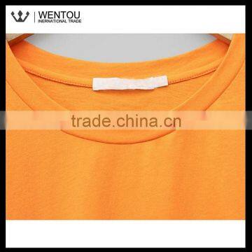 New Fashion Orange Bat Sleeve Printed Ladies T Shirt photo-5