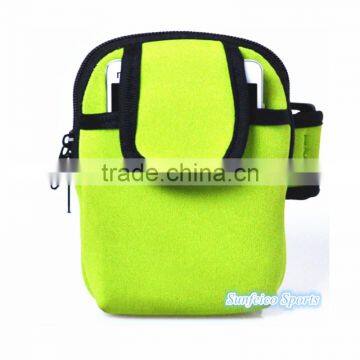 Portable Arm Pack Pocket for Hiking Climbing Cycling~High-Grade Neoprene Material Phone Pouch Bag~6 Colors~Accept Custom photo-3