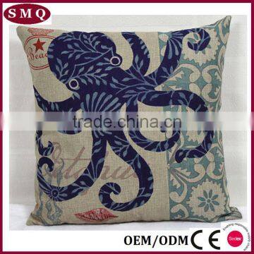 Europe Popular Ocean Style Simple Cute Natural True Linen Seat Cushion photo-2