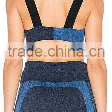 Womens Yoga Wear Girl Sport Seamless Bra Set Young Girl Hot Sex Womens Hot Sexy Sport Bra Set photo-3