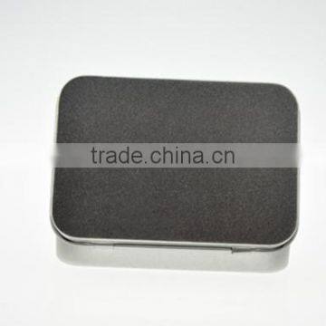 R1846H Manufacturer Wholesale Rectangle Mini Tin Can for U Disk Lighter Packing Box photo-2