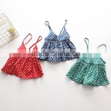 Modern Summer Shivering Baby Girl Braces Skirt