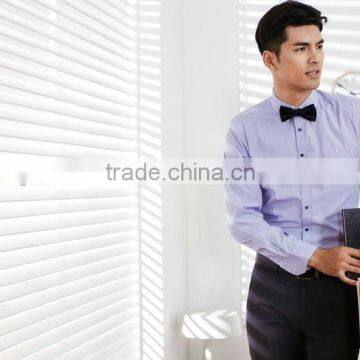 Latest Style Man Dress Shirts With Long Sleeve 100%cotton photo-5