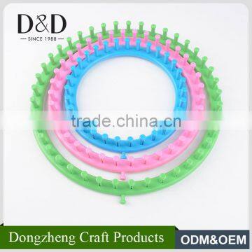 High Quality Custom Size Plastic Wool DIY Tools Round Knitting Loom Set