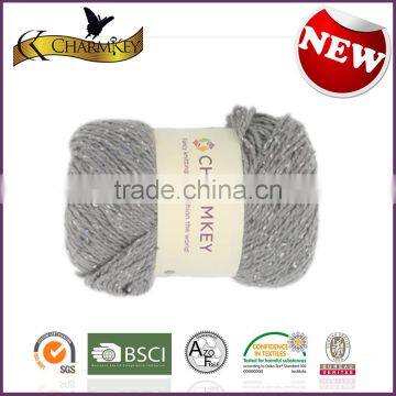 Charmkey Fancy Dot Yarn 60acrylic 40polyester Blended Yarn for Knitting Hats and Gloves photo-4