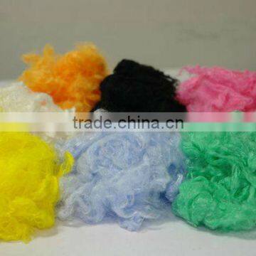 virgin grade AAA colored viscose fiber