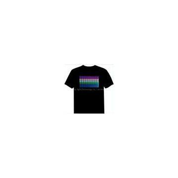 Starry-light Sound Activated Led Panel t Shirt for Party Using