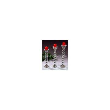 crystal candleholder/ crystal candlesticks