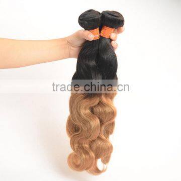 2016 How to Start Selling Brazilian Hair Ombre Weave Color 1b/27 Body Wave photo-6