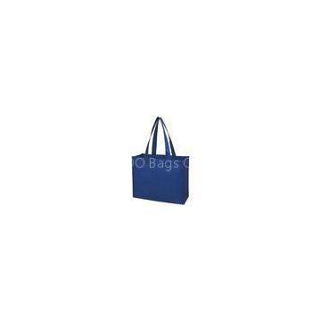 Recyclable Laminated Non Woven Bag ,Blue Shopping Bag With Photogravure Printing