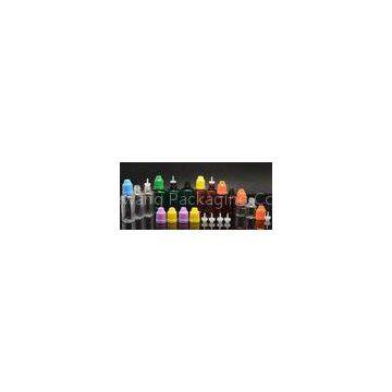 Small colored 10ml e cig liquid bottles empty plastic dropper bottle