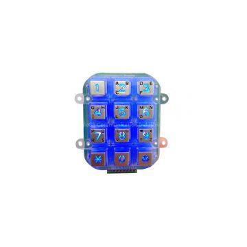 Rugged Matrix Metal Dome Backlit Keypad Mini Metal Keypad