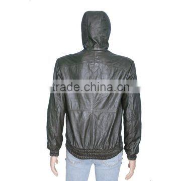 Leather Jacket With Fur Lining photo-3